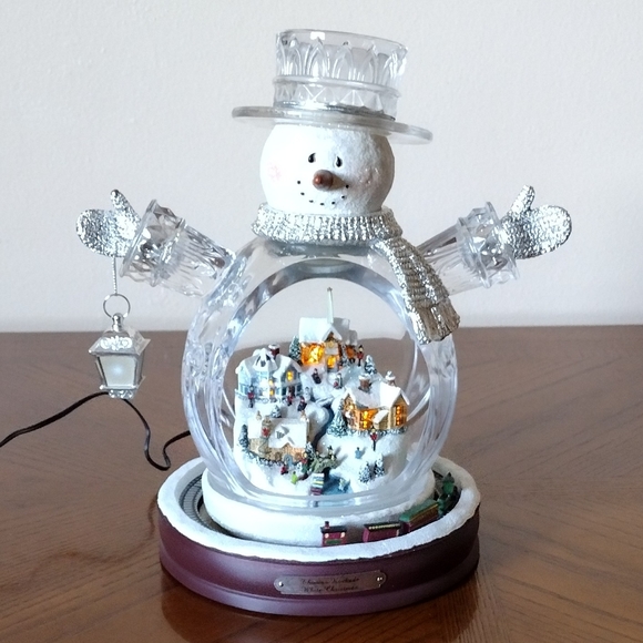 Thomas Kinkade Other - Thomas Kinkade White Christmas Snowman